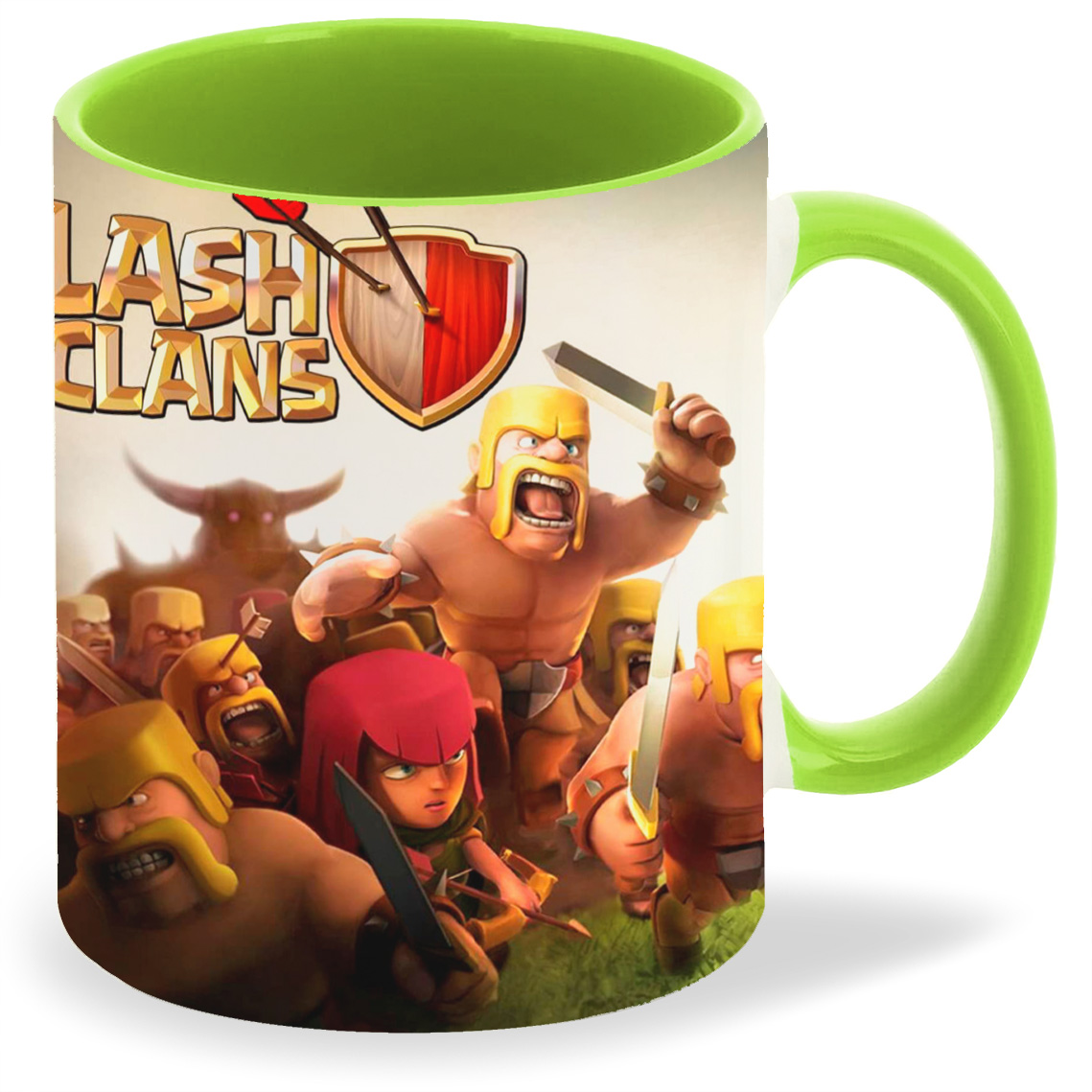 

Кружка CoolPodarok Клэш оф клэнс Clash of Clans (зеленый орк), Клэш оф клэнс Clash of Clans (зеленый орк)