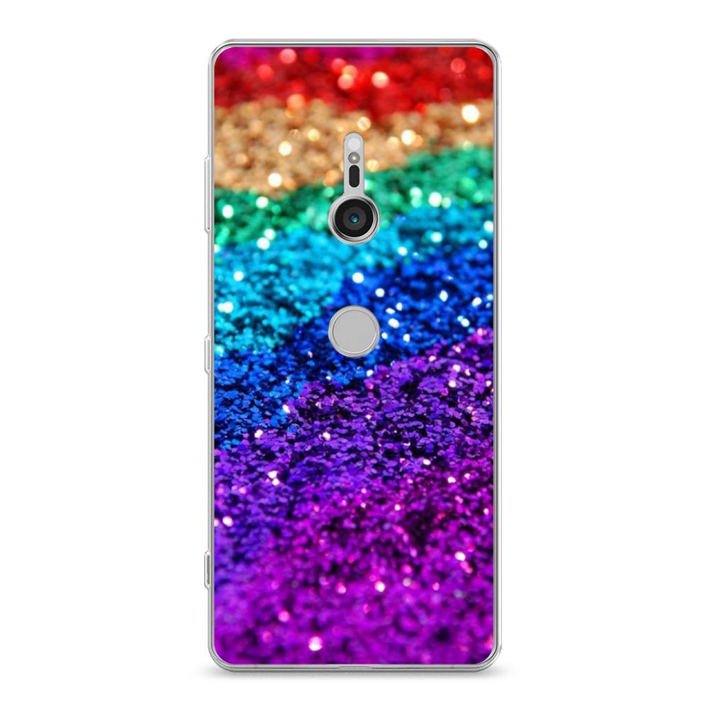 

Чехол Awog на Sony Xperia XZ3 "Блестящая радуга рисунок", 53650-3