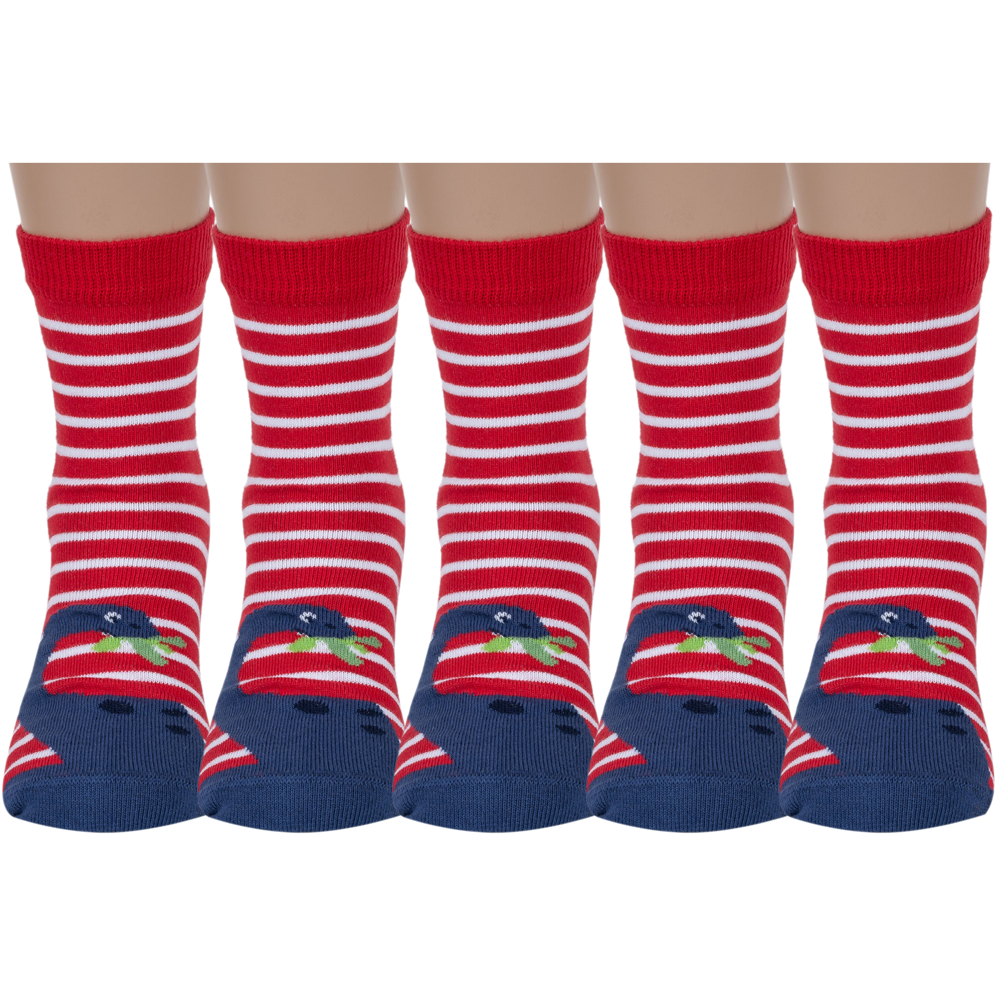 

Носки для мальчиков Rusocks 5-ДТ-95/1 цв. красный; белый; синий р. 24, 5-ДТ-95/1