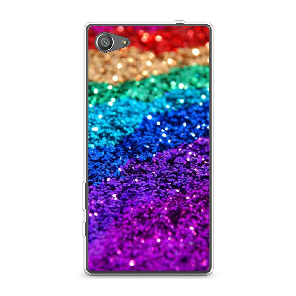 

Чехол Awog на Sony Xperia Z5 compact "Блестящая радуга рисунок", 52250-3