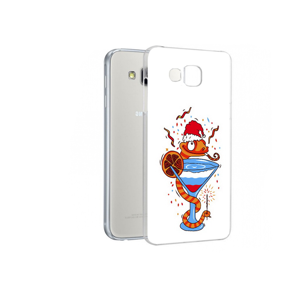 

Чехол MyPads Tocco для Samsung Galaxy A7 змейка, Прозрачный, Tocco