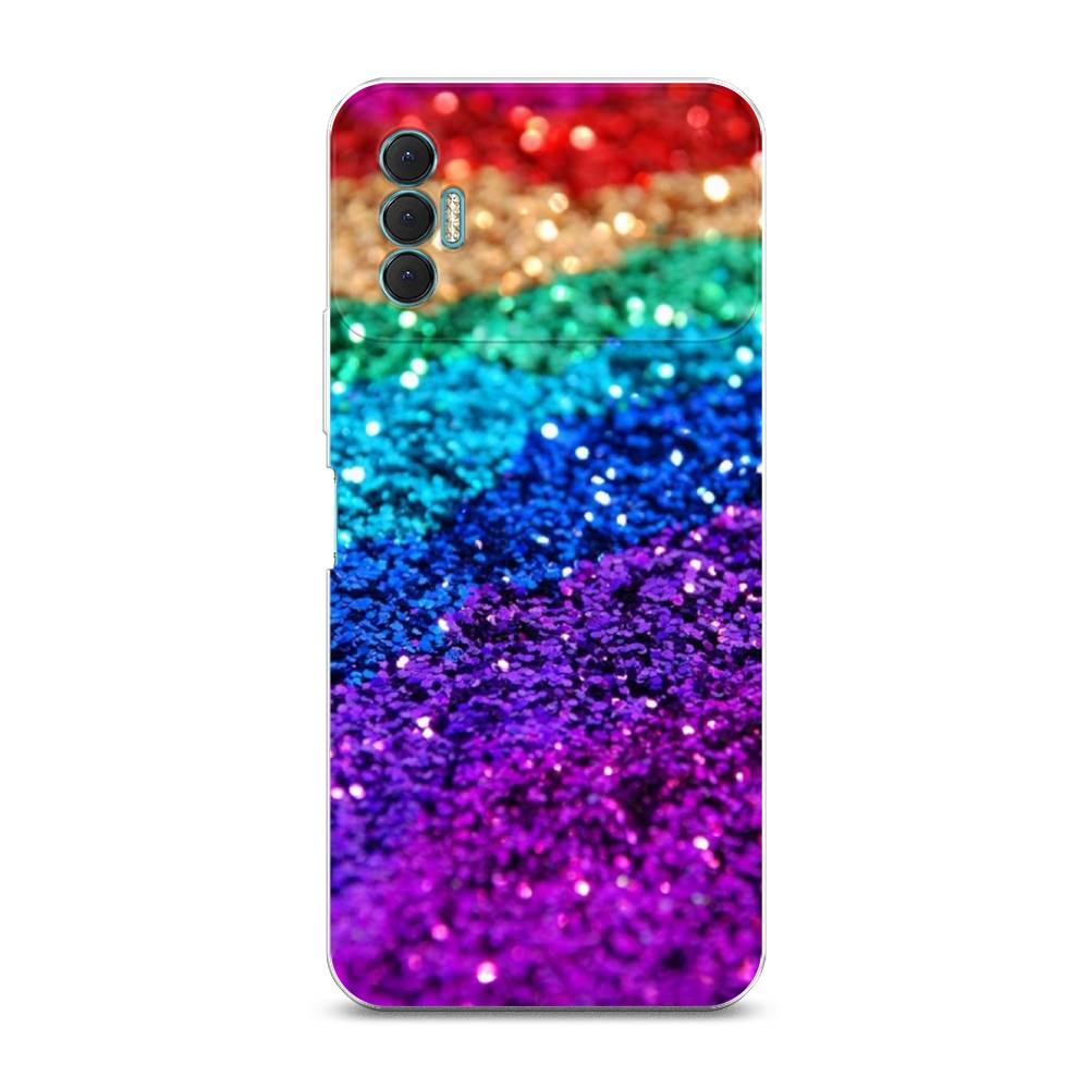 

Чехол Awog на Tecno Spark 8P "Блестящая радуга рисунок", Разноцветный, 301450-3