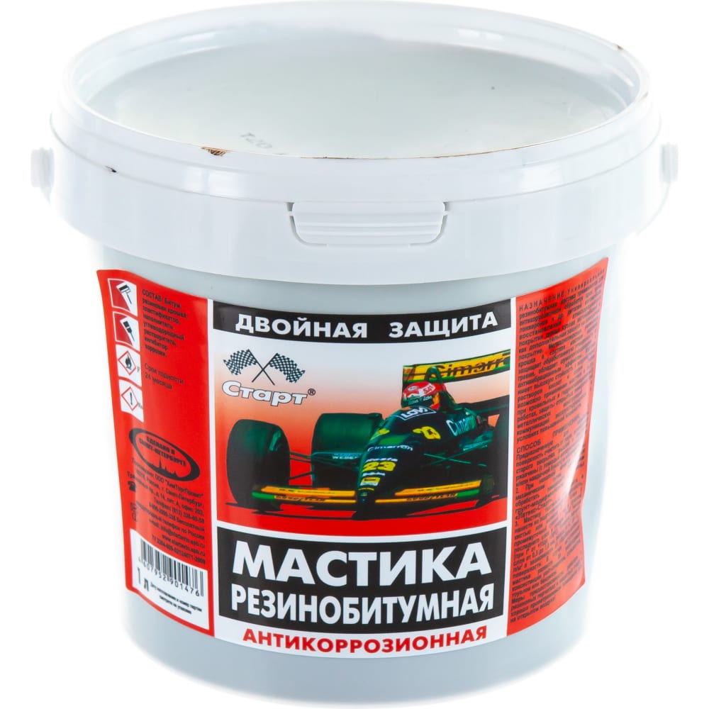 

Резинобитумная мастика СТАРТ 1 л пэ 4607952901476