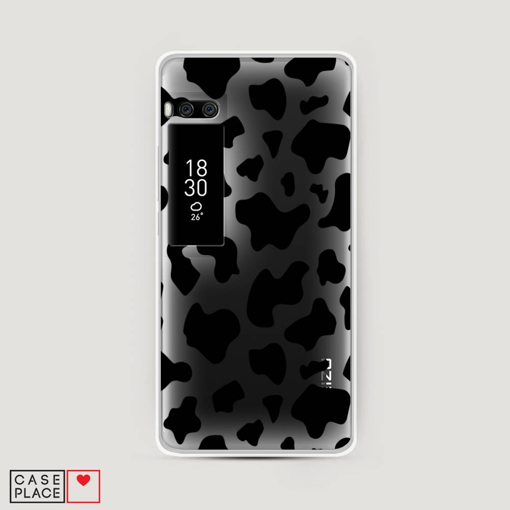 

Чехол Awog на Meizu Pro 7 "Пятна коровы черные", Черный, 71850-2
