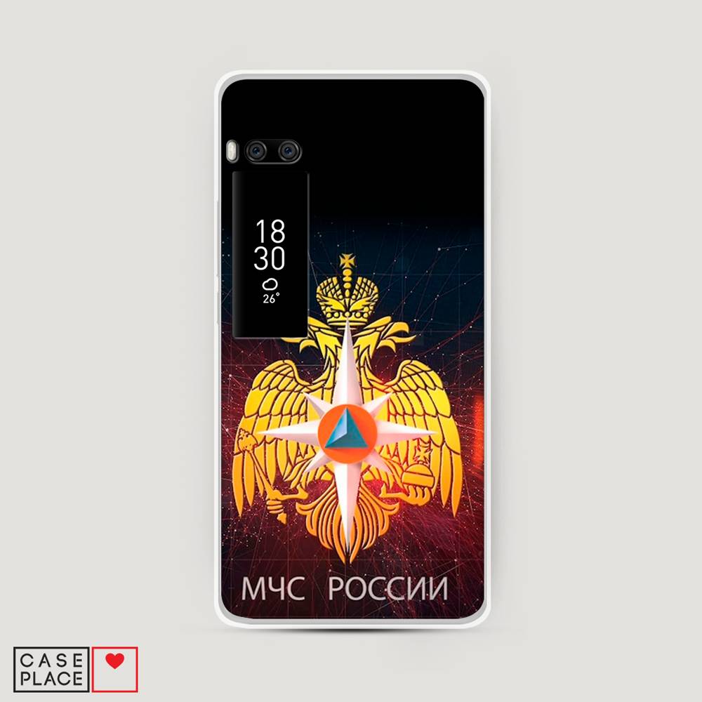 

Чехол Awog на Meizu Pro 7 "МЧС России", Черный;желтый;красный, 71850-5