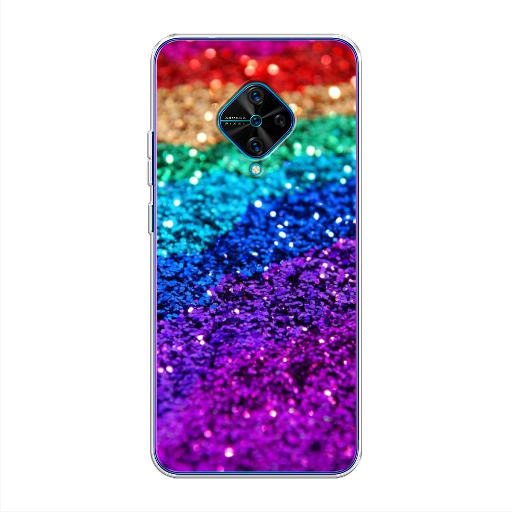 

Чехол Awog на Vivo V17/Y9s "Блестящая радуга рисунок", Разноцветный, 261550-3
