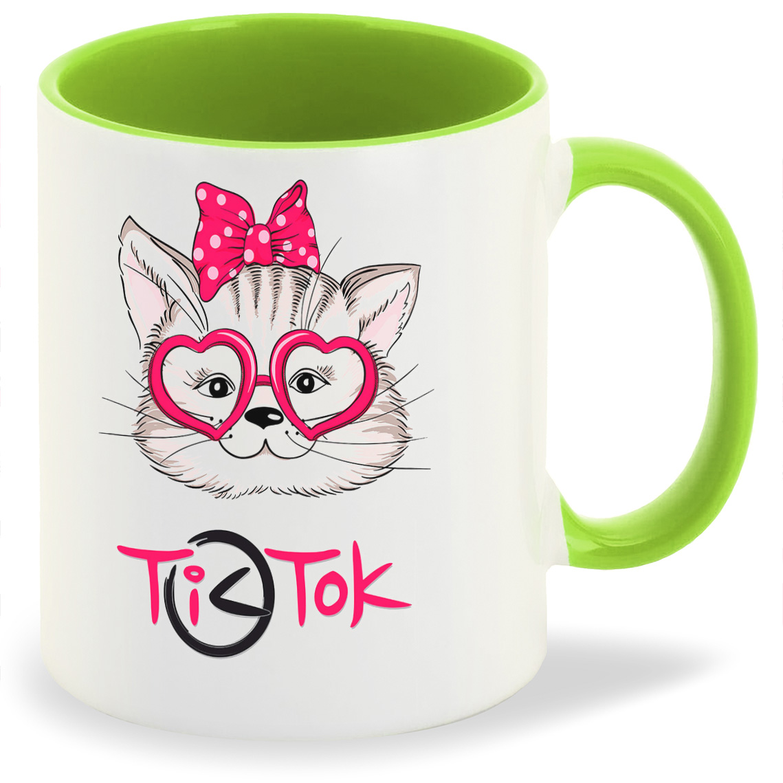 

Кружка CoolPodarok Тик ток Гламур (кошечка в розовых очках), Тик ток Гламур (кошечка в розовых очках)