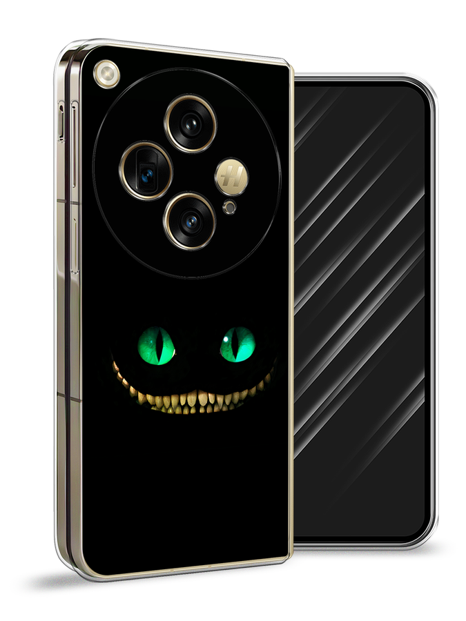 

Чехол Awog на OnePlus Open "Зеленоглазый чеширский кот", Черный, 154350-1