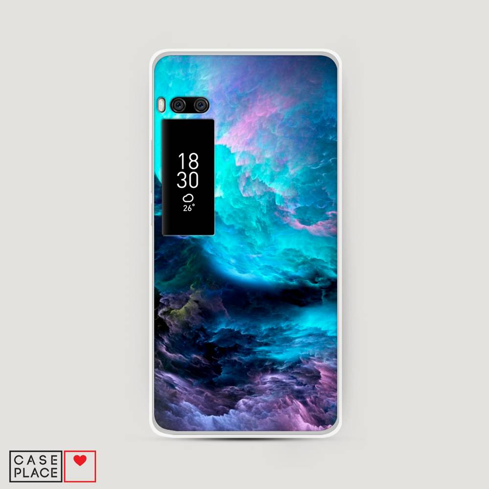 

Чехол Awog на Meizu Pro 7 "Бирюзовое небо", Фиолетовый;черный, 71850-4