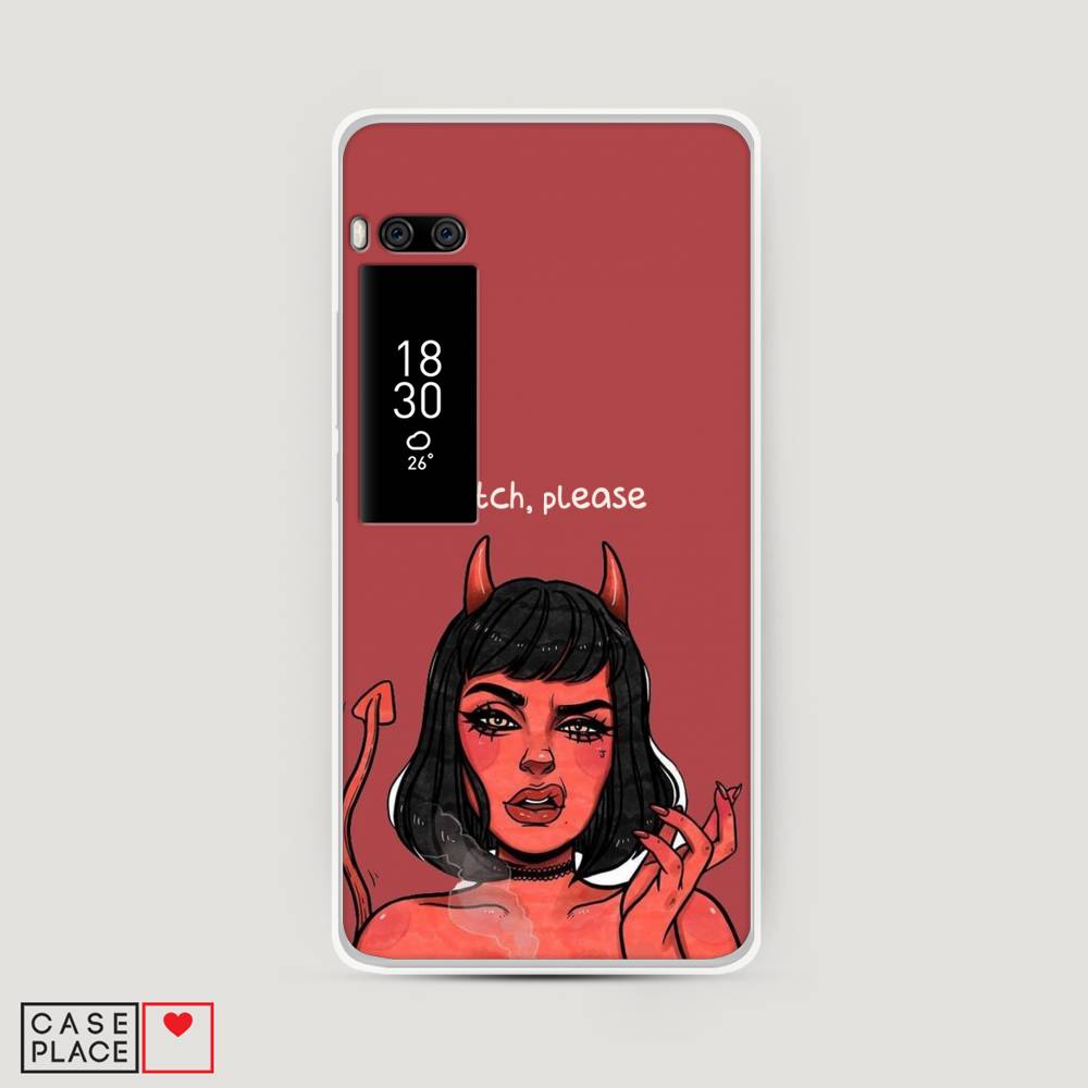 

Чехол Awog на Meizu Pro 7 "Evil Girl", Красный;черный, 71850-6