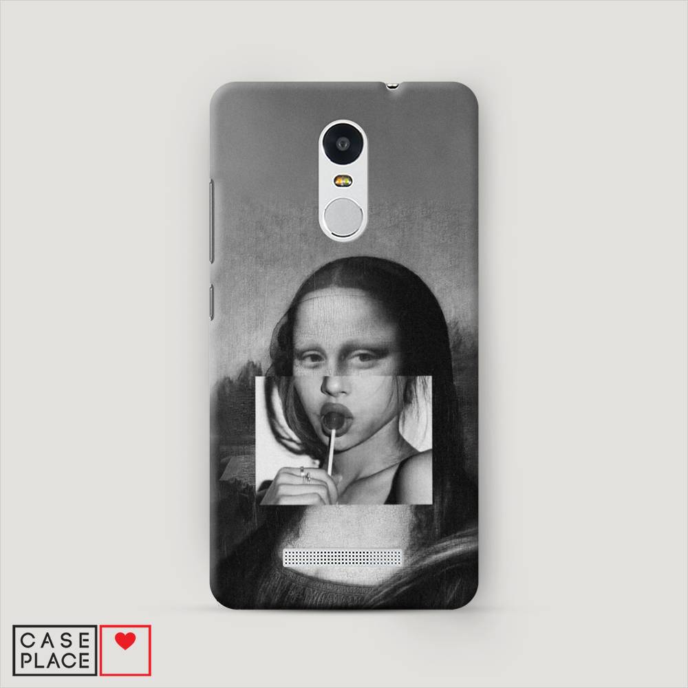 

Пластиковый чехол "Mona Lisa sucking lollipop" на Xiaomi Redmi Note 3