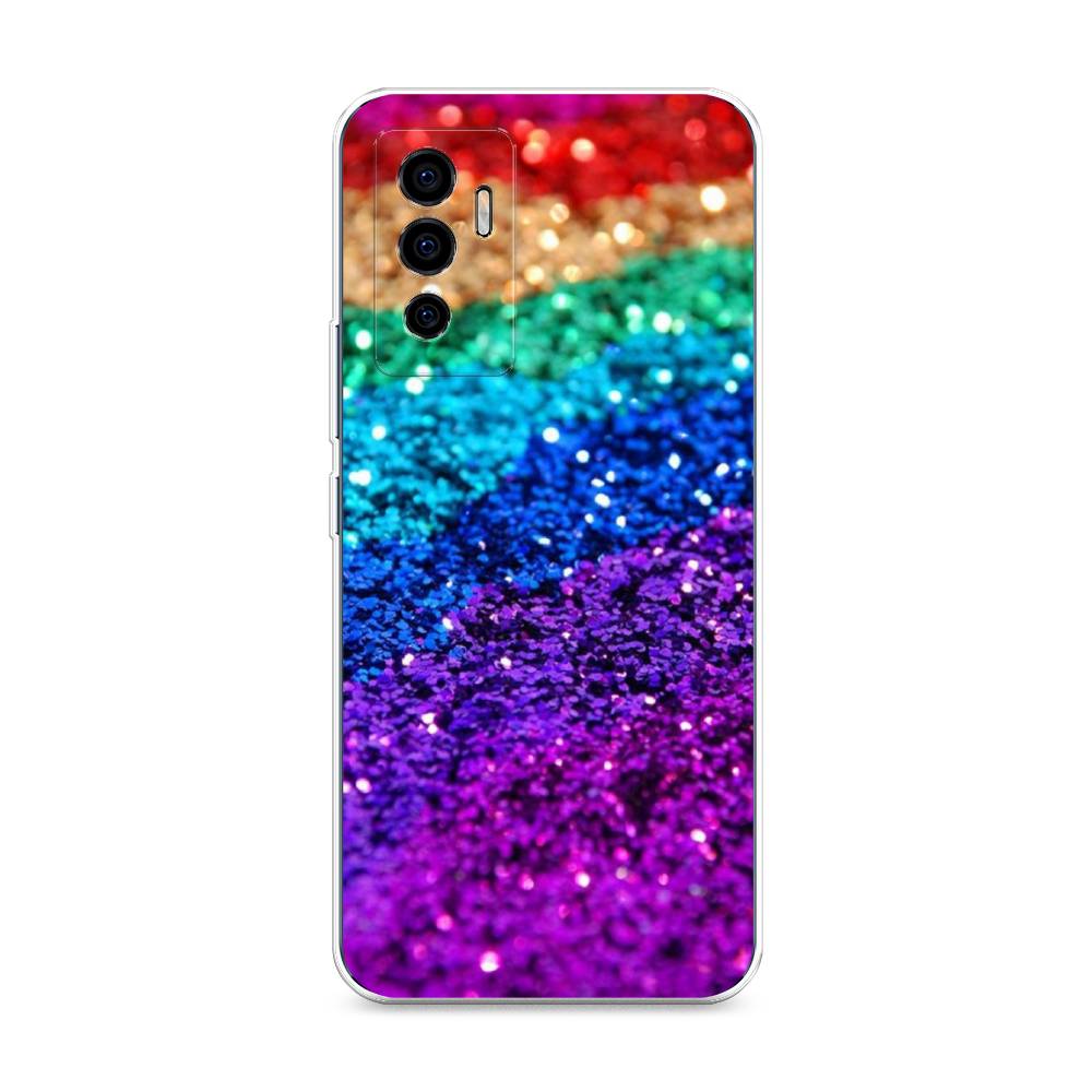 

Чехол Awog на Vivo V23e/Y75 4G "Блестящая радуга рисунок", Разноцветный, 265950-3