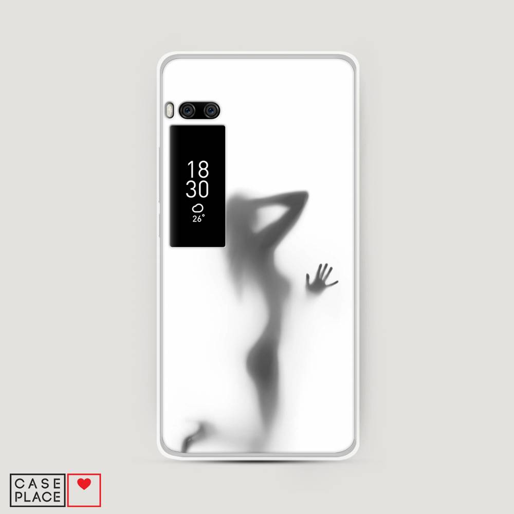 

Чехол Awog на Meizu Pro 7 "Стекло в душе", Белый;серый;черный, 71850-7