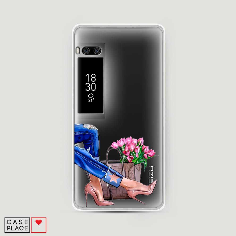 

Чехол Awog на Meizu Pro 7 "Каблучки", Голубой;коричневый;розовый, 71850-7