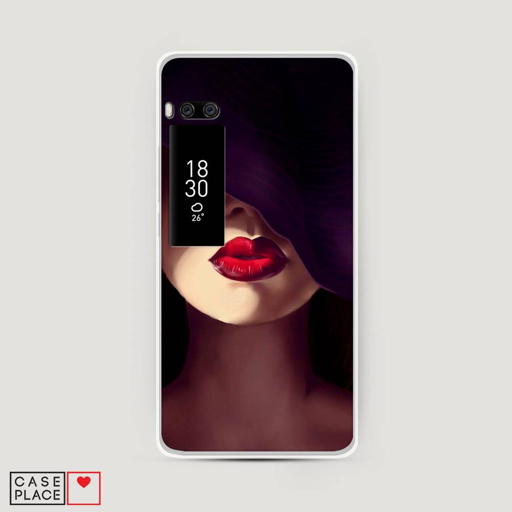 

Чехол Awog на Meizu Pro 7 "Красные губы", Черный;бежевый;красный, 71850-7