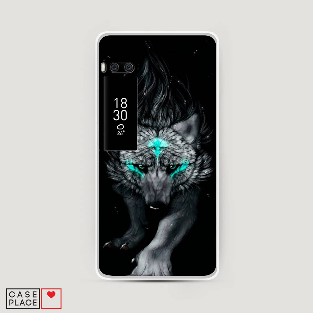 

Чехол Awog на Meizu Pro 7 "Волшебный волк", Черный;серый, 71850-2