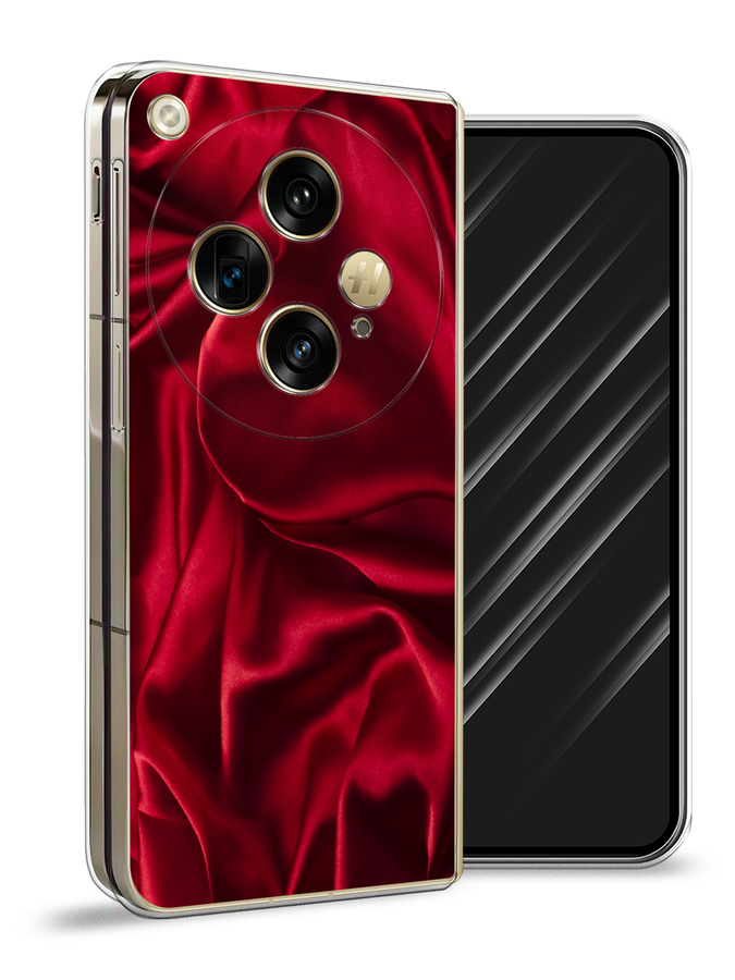 

Чехол Awog на OnePlus Open "Текстура красный шелк", 154350-1