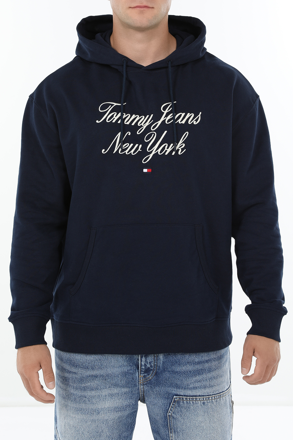 Худи мужское Tommy Jeans DM0DM18620 синее XL 9990₽