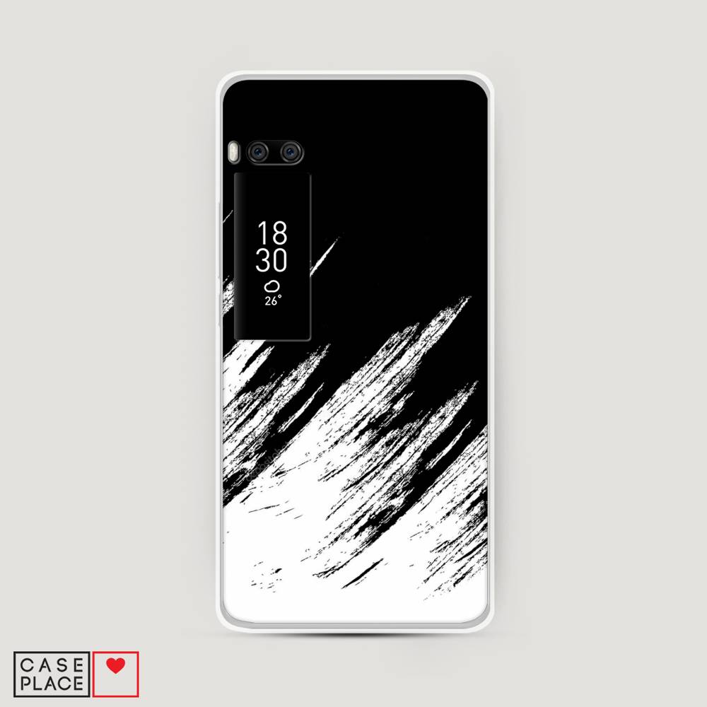 

Чехол Awog на Meizu Pro 7 "Черно белые брызги", Черный;белый;бежевый, 71850-3