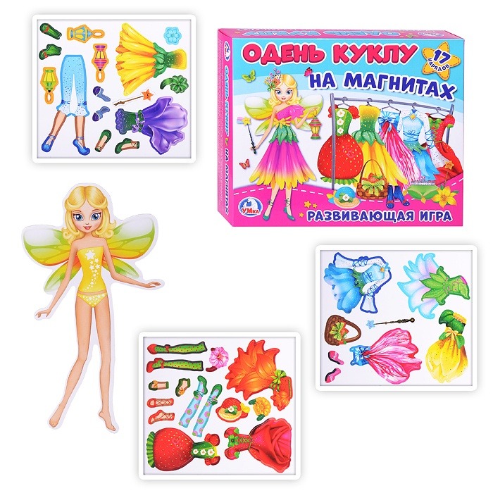 

Умка ИГРА-ОДЕВАЙКА НА МАГНИТАХ "УМКА" ОДЕНЬ КУКЛУ. ФЕИ. В КОР. в кор.8шт 149652