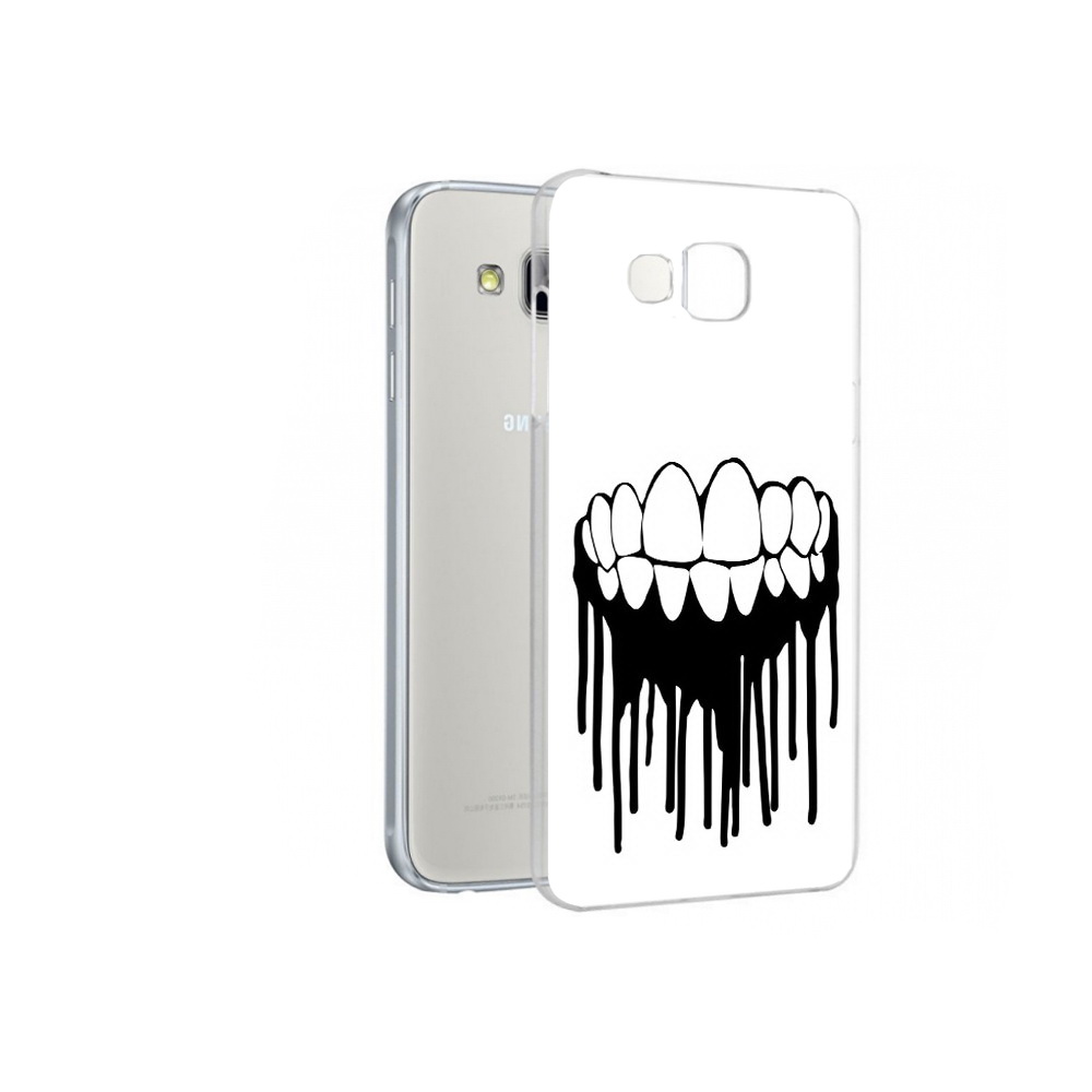 

Чехол MyPads Tocco для Samsung Galaxy A7 зубы, Прозрачный, Tocco