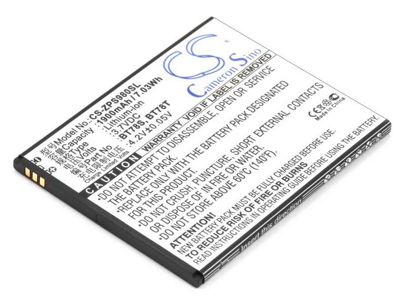 

Аккумуляторная батарея для телефона Zopo C2, C3, ZP980+ (BT78H, BT78S)