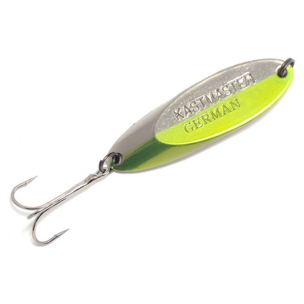

Блесна German KASTMASTER 105 (41 мм, 7 гр) #Y08, Серебристый;зеленый, KASTMASTER джерман NEW 2023