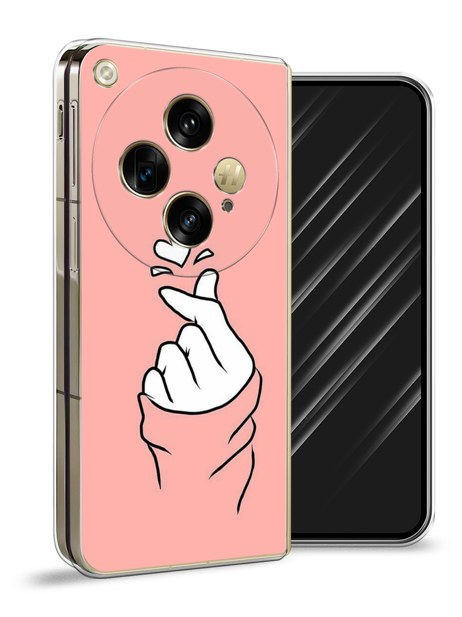 

Чехол Awog на OnePlus Open "Любовь-щелк", Оранжевый, 154350-1
