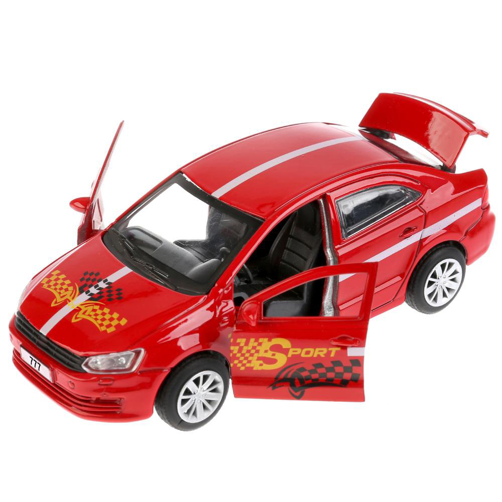 

ТЕХНОПАРК Автомобиль Технопарк VW POLO СПОРТ красный POLO-S