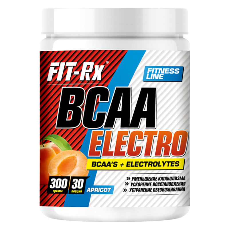 FIT-Rx BCAA 2:1:1 Electro, 300 г, вкус: абрикос
