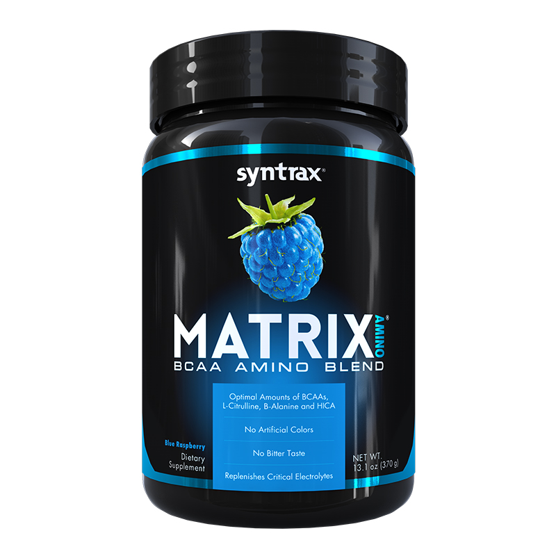 Syntrax BCAA 10:1:1 Matrix Amino, 370 г, вкус: голубая малина