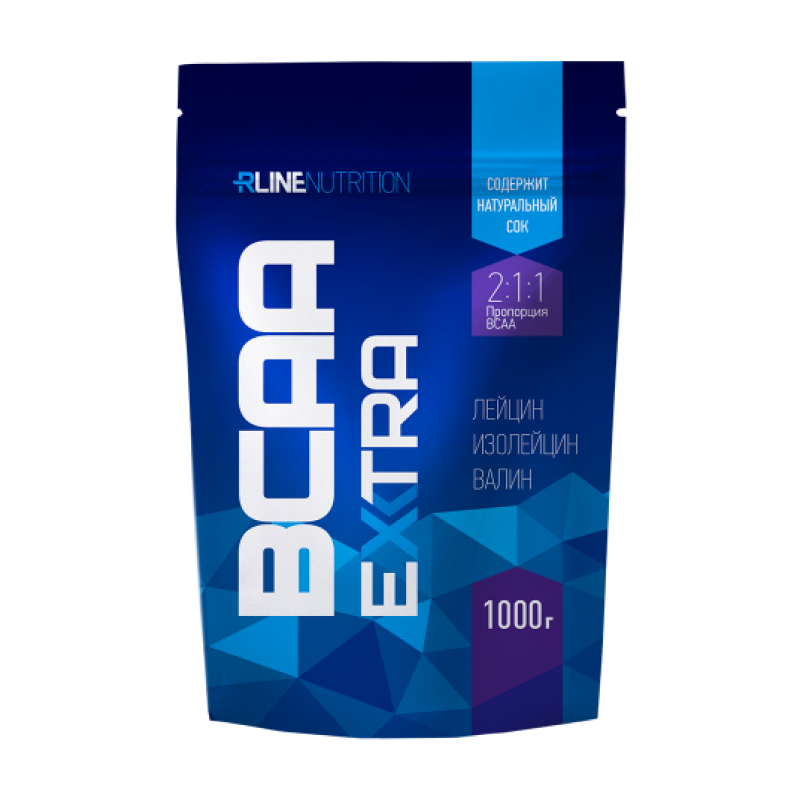 RLine BCAA Extra 2:1:1, 1000 г, вкус: ананас