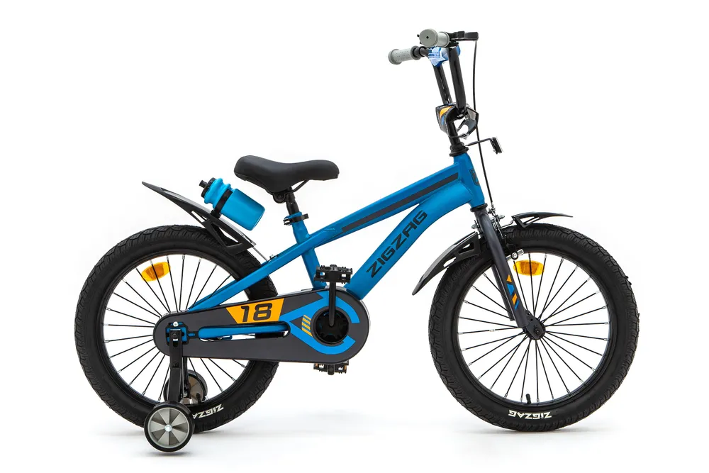 

Велосипед детский ZIGZAG CROSS двухколесный 18 синий, CROSS