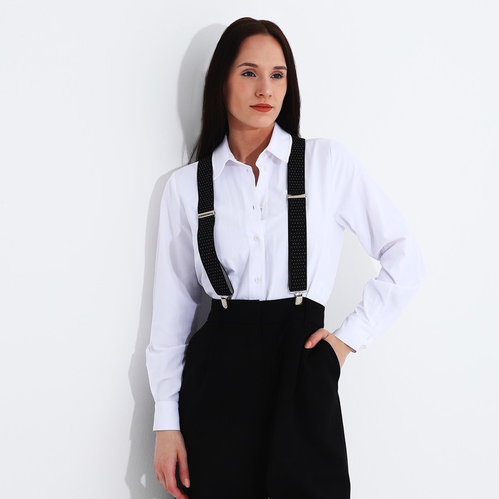 

Подтяжки унисекс NoBrand 7408504 черные, Черный, 7408504