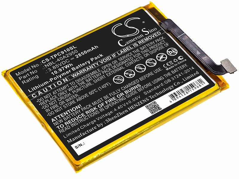 

Аккумуляторная батарея CameronSino CS-TPC910SL для телефона TP-Link Neffos C9 Max (NBL-40A