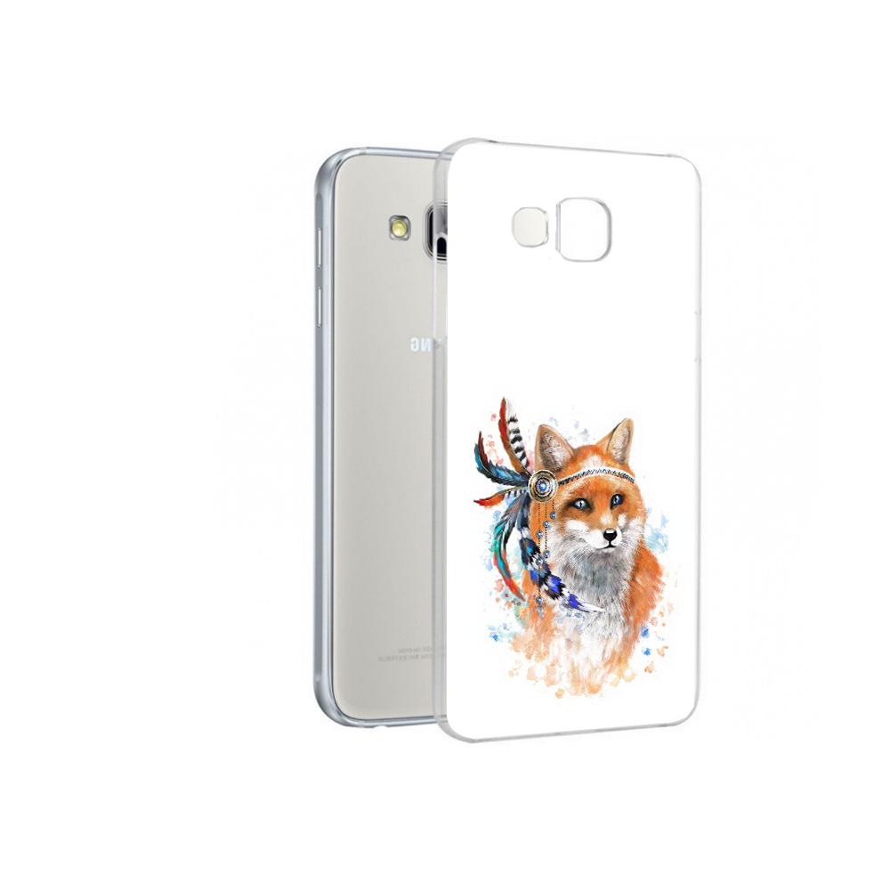 

Чехол MyPads Tocco для Samsung Galaxy A7 инду лиса, Прозрачный, Tocco