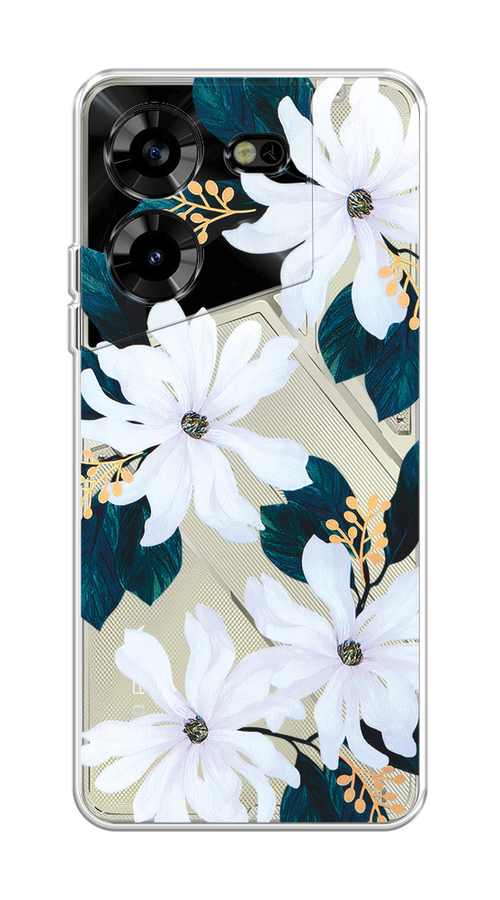 

Чехол Homey на Tecno Pova 5 "Delilah Flower", Зеленый;белый, 303950-1