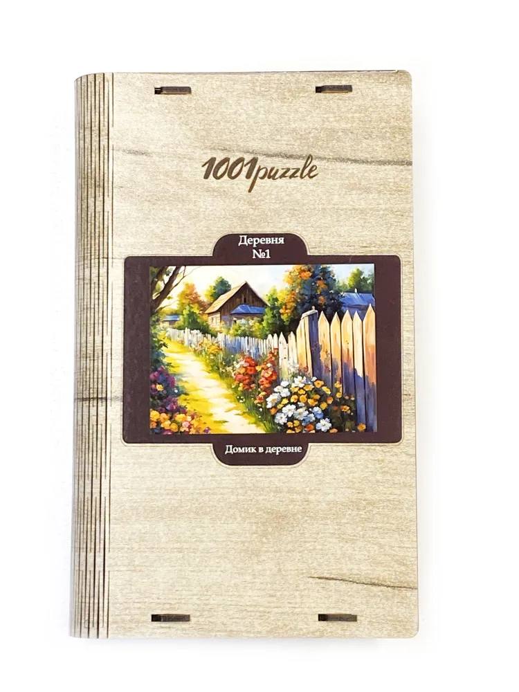

Пазл деревянный 1001Puzzle: Домик в деревне Деревня 1, 300 дет, Домик в деревне. Деревня 1