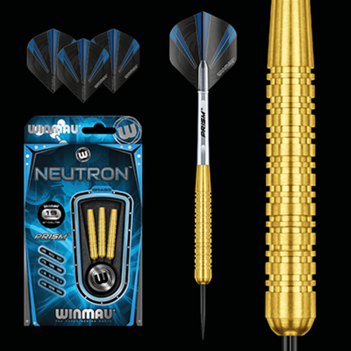 

Дротики Winmau Neutron Brass 19гр 1208.19 1019 NEW`23, Золотистый