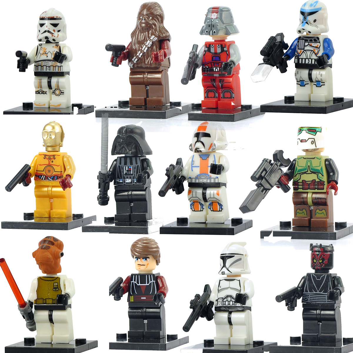 Набор lego Звездные войны лего Йода малыш 12 фигурок