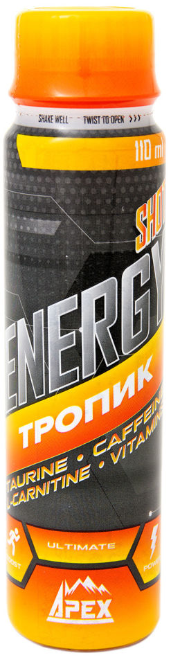 

Напиток тонизирующий IronMan Energy Shot Тропик 110мл