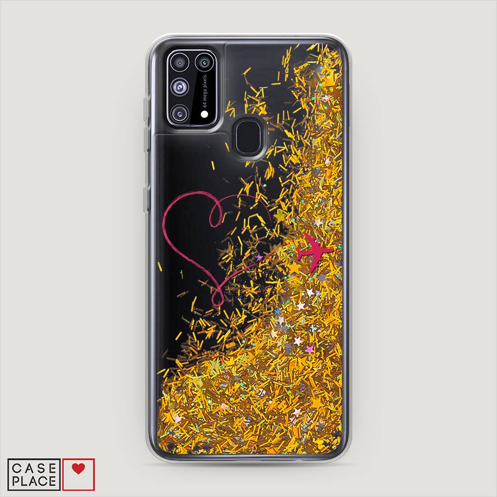 

Чехол Awog на Samsung Galaxy M31 / Самсунг M31 "Сердце и самолет", Разноцветный, 2100790-1