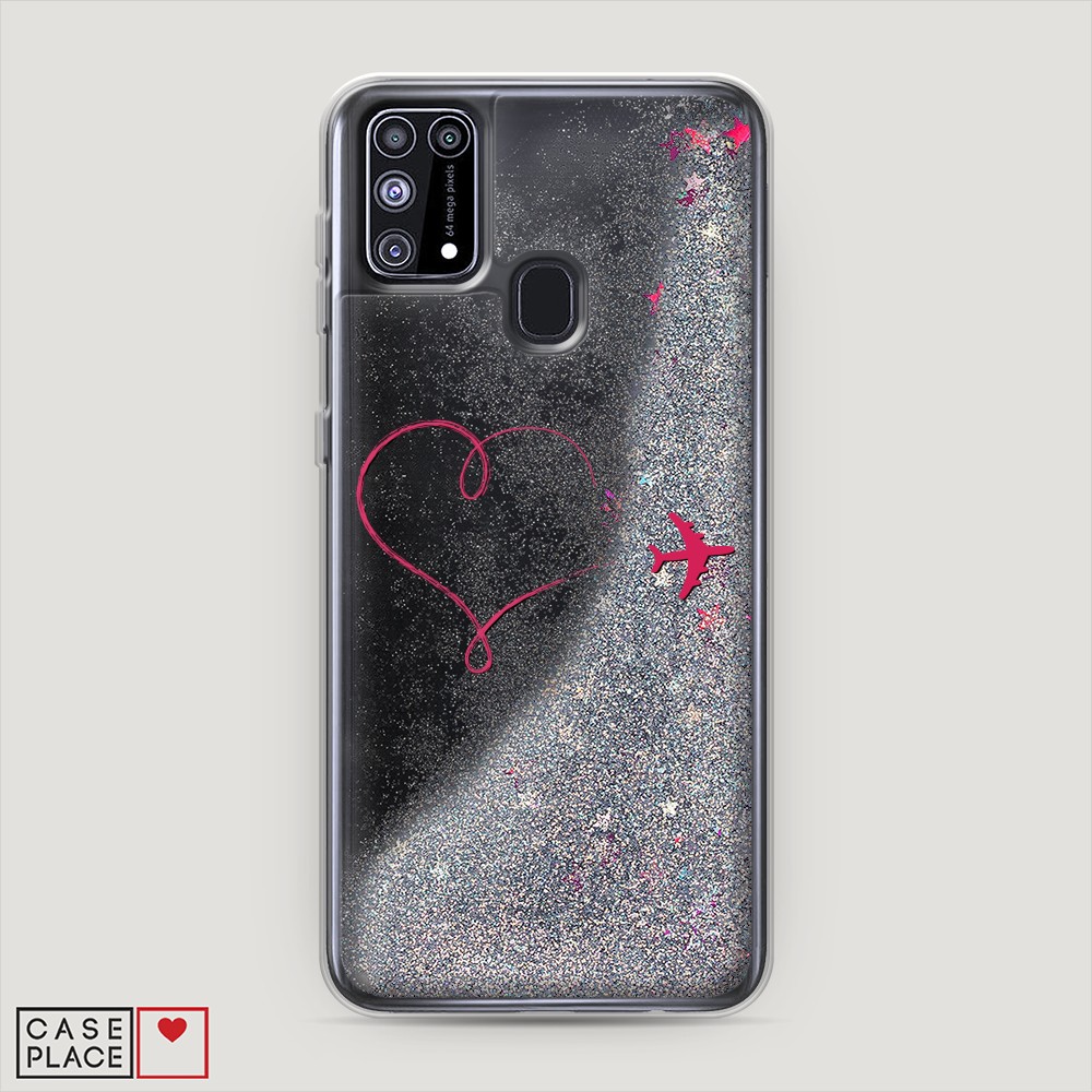 

Чехол Awog на Samsung Galaxy M31 / Самсунг M31 "Сердце и самолет", Разноцветный, 2100791-1