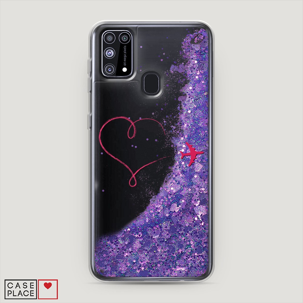 

Чехол Awog на Samsung Galaxy M31 / Самсунг M31 "Сердце и самолет", Разноцветный, 2100792-1