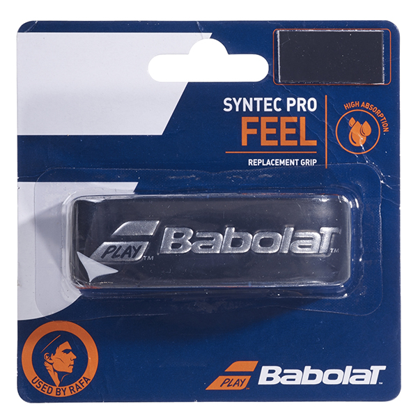 Обмотка для ручки ракетки Babolat Grip Syntec Pro x1, Black/Silver