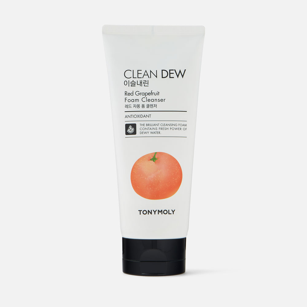 Пенка для умывания TONY MOLY Clean Dew Red Grapefruit с экстрактом грейпфрута 180 мл 1353₽