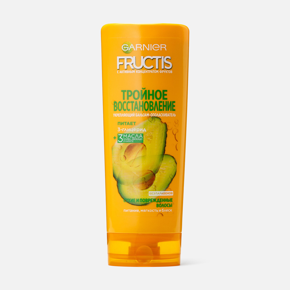 Бальзам для волос Garnier Fructis Тройное Восстановление для поврежденныйх волос 387 мл 1059₽