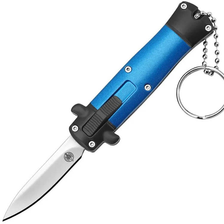 Фронтальный нож-брелок Viking Nordway голубой металлик MA015-2