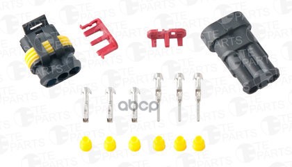

Комплект Разъемов Универсальных 3-Х Контактных (7810335 + 7810338) TE PARTS арт. 7110373