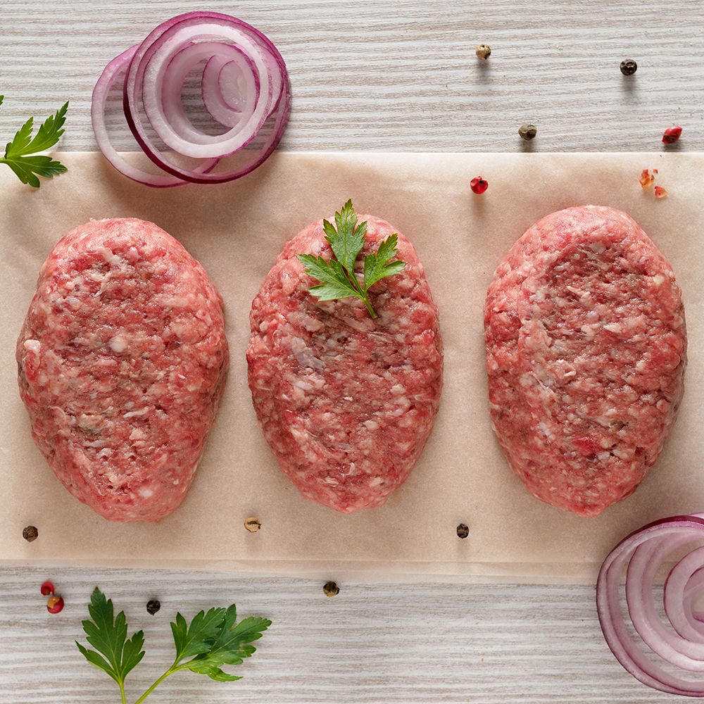 

Котлеты из говядины и свинины МясновЪ По-царски охлажденные +-110 г